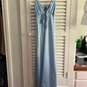 SHEIN Light Blue Maxi Dress